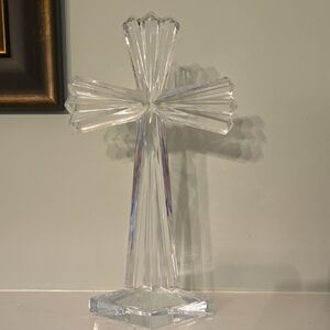 Elegant Crystal Cross Decor